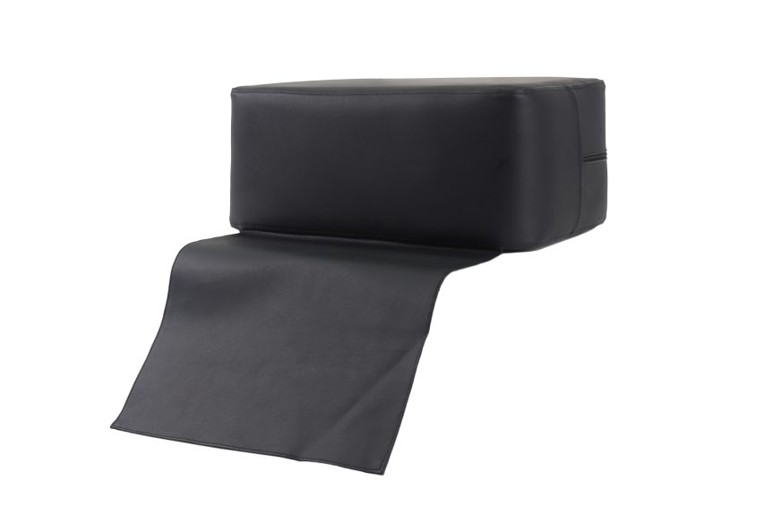 Children's Barbershop Booster Seat Cushion - Black Leather