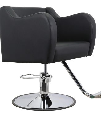 Modern Styling Chair – Black Upholstery with Hydraulic Base