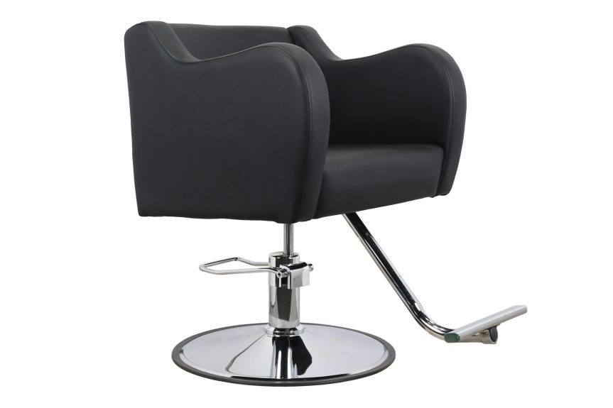 Modern Styling Chair – Black Upholstery with Hydraulic Base