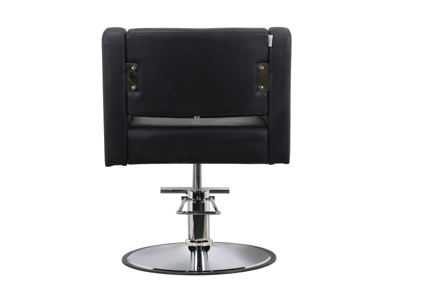 Modern Styling Chair – Black Upholstery with Hydraulic Base - 图片 2